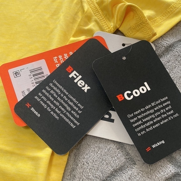 Bass outdoors yellow performance tee size large - Picture 4 of 8